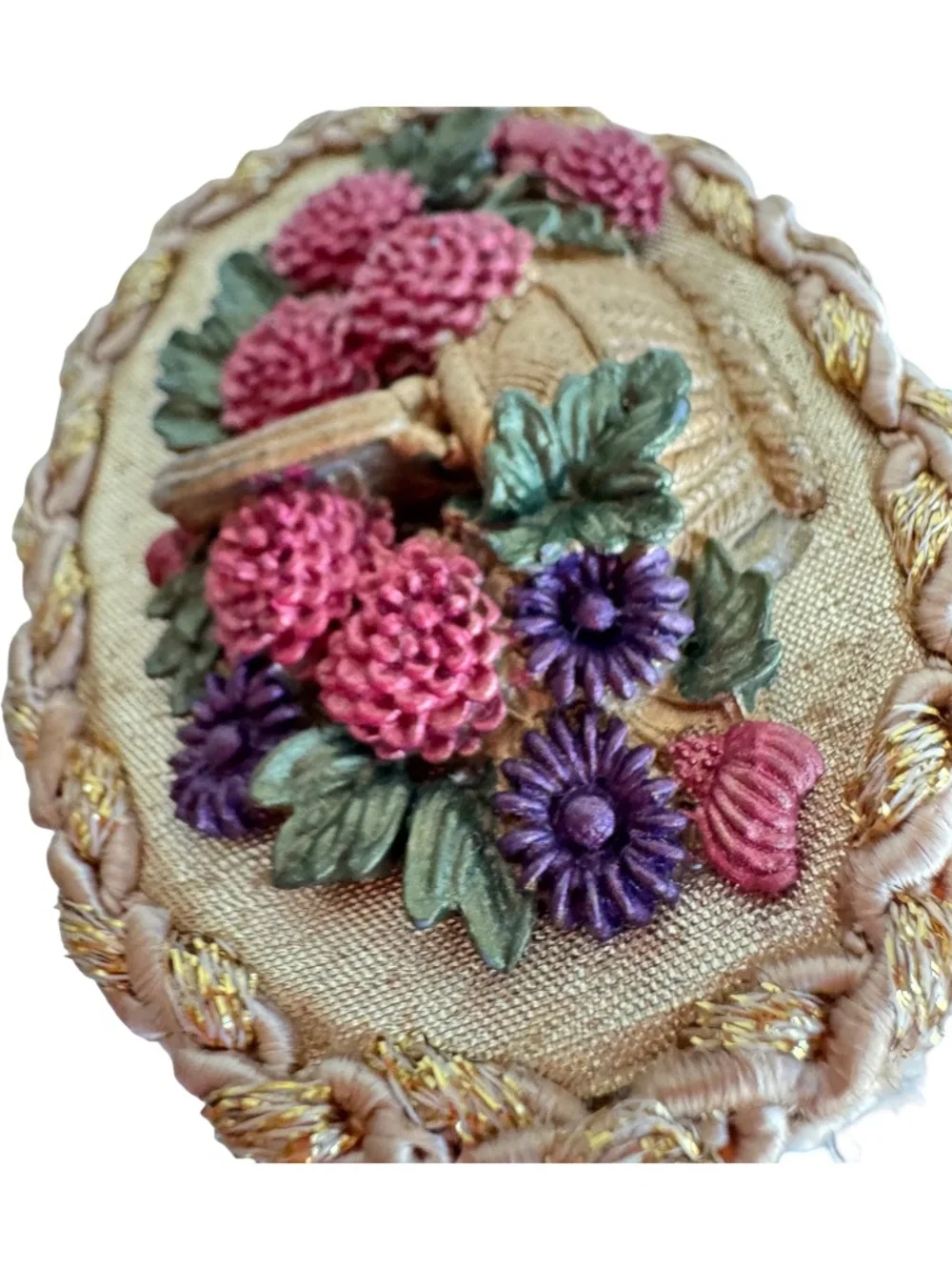 Vintage flower basket